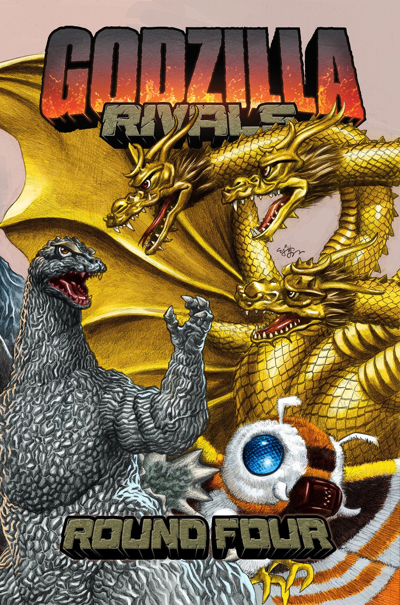 IDW Publishing Graphic Novel Godzilla Rivals: Round Four 9798887241852 PRH-9798887241852