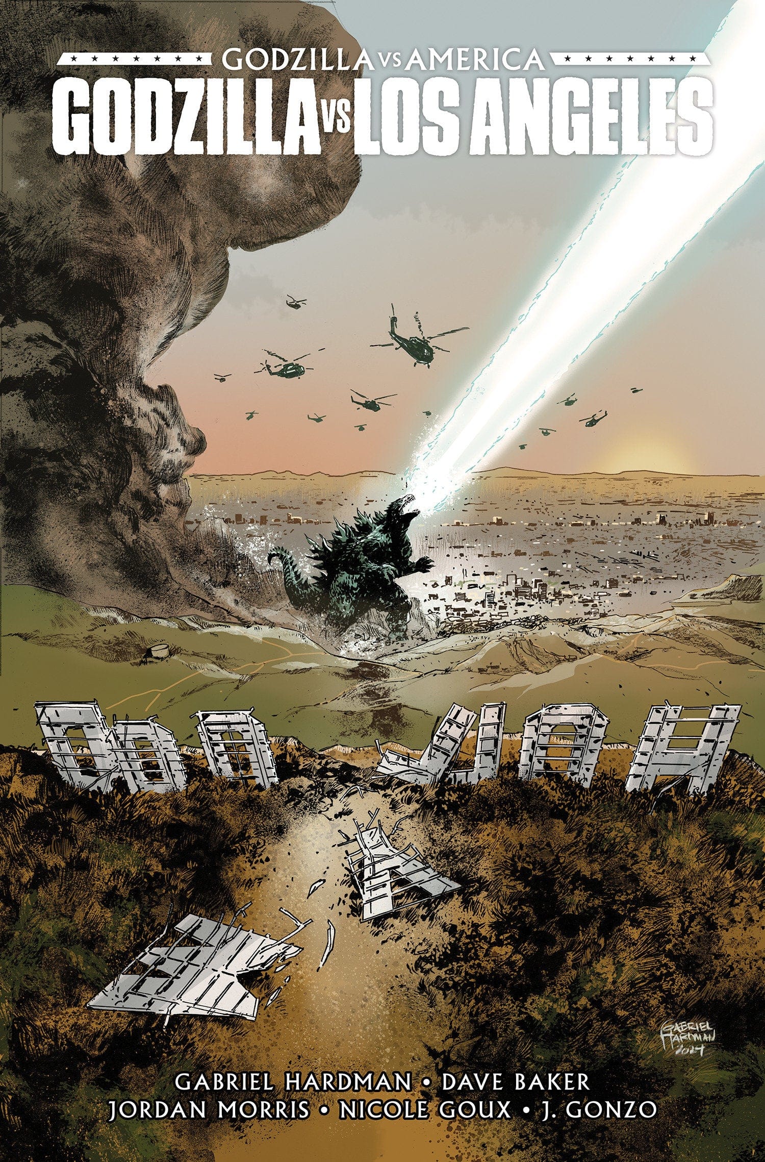IDW Publishing Graphic Novel Godzilla Vs. America: Los Angeles 9798887244372 PRH-9798887244372