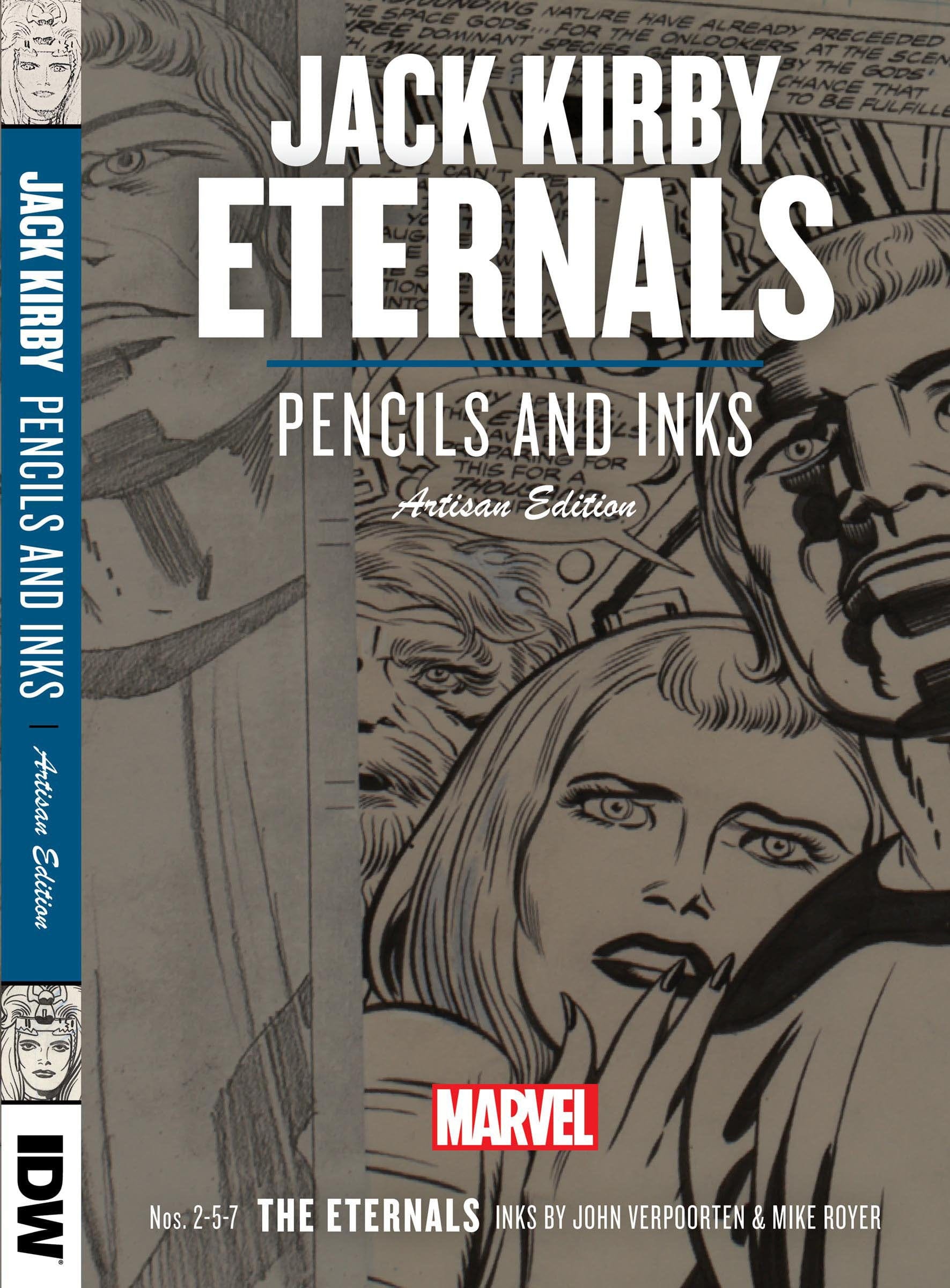 IDW Publishing Graphic Novel Jack Kirby's The Eternals Pencils and Inks Artisan Edition HC 9798887241142 PRH-9798887241142