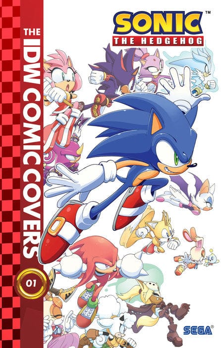 IDW Publishing Graphic Novel Sonic the Hedgehog: The IDW Comic Covers, Vol. 1 9798887243689 PRH-9798887243689