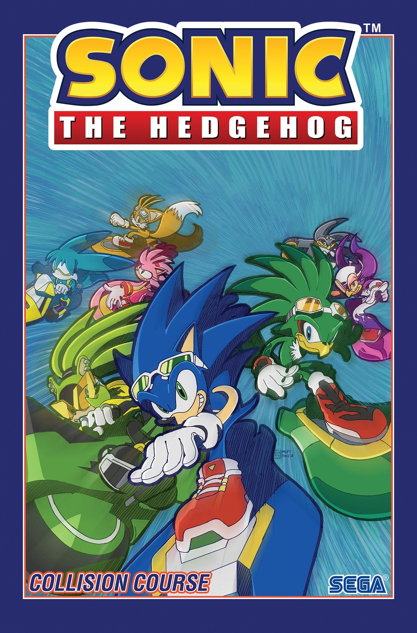 IDW Publishing Graphic Novel Sonic the Hedgehog, Vol. 19: Collision Course 9798887242620 PRH-9798887242620