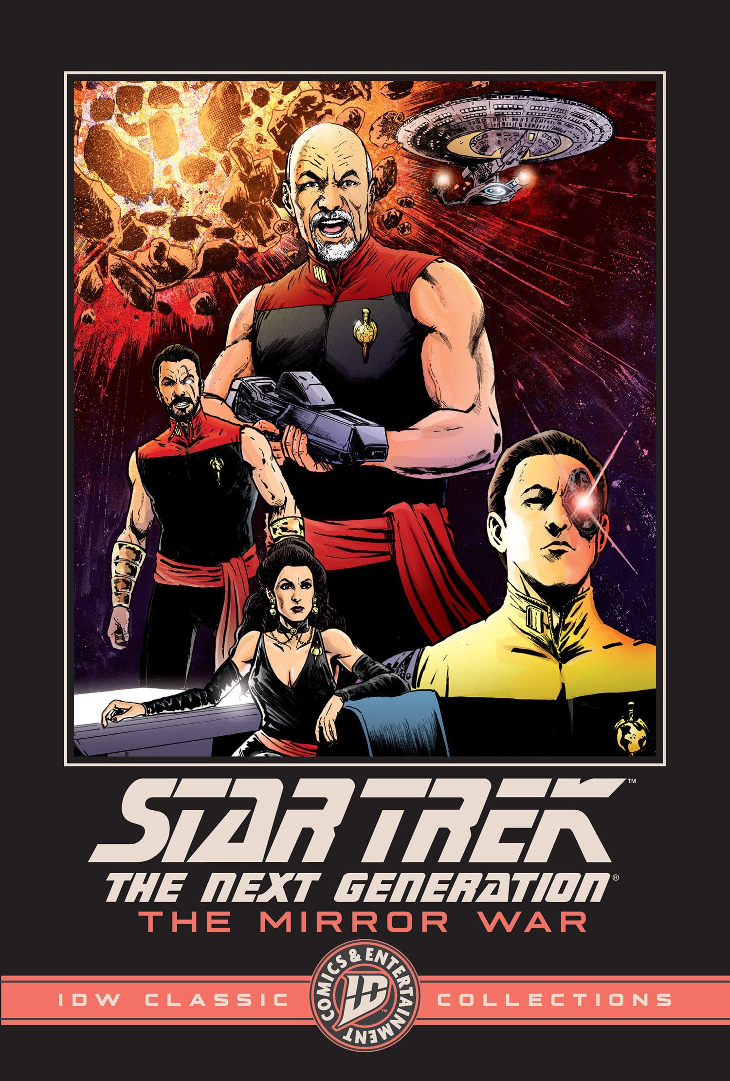 IDW Publishing Graphic Novel Star Trek: The Next Generation--The Mirror War--IDW Classic Collections TP 9798887244839 PRH-9798887244839