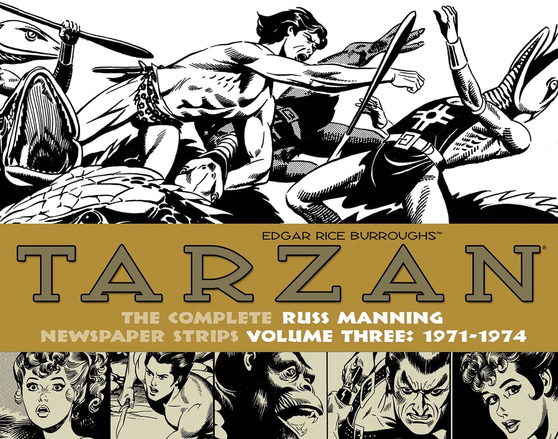 IDW PUBLISHING Graphic Novel TARZAN RUSS MANNING NEWSPAPER STRIPS HC VOL 03 1971-1974 9781613779828 APR140441