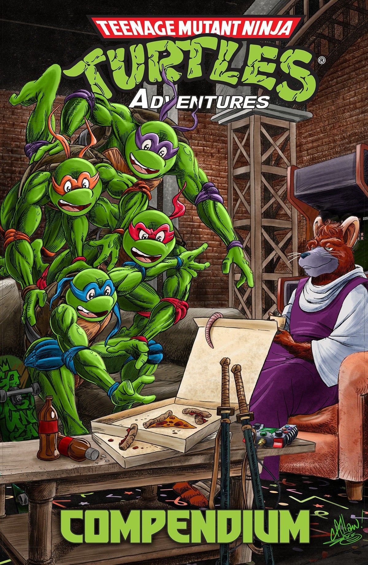 IDW Publishing Graphic Novel Teenage Mutant Ninja Turtles Adventures Compendium, Vol. 1 9798887240855 PRH-9798887240855