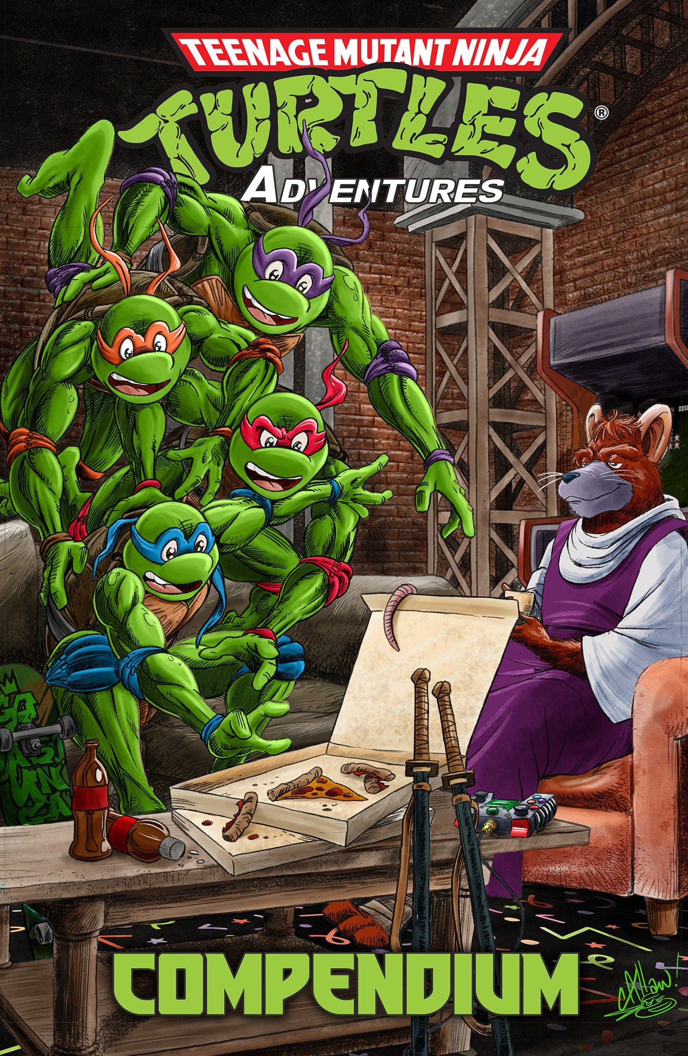 IDW Publishing Graphic Novel Teenage Mutant Ninja Turtles Adventures Compendium, Vol. 1 9798887240855 PRH-9798887240855