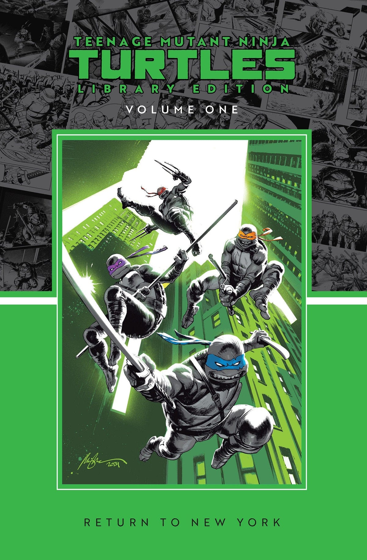 IDW Publishing Graphic Novel Teenage Mutant Ninja Turtles, Vol. 1: Return to New York Library Edition 9798887243047 PRH-9798887243047