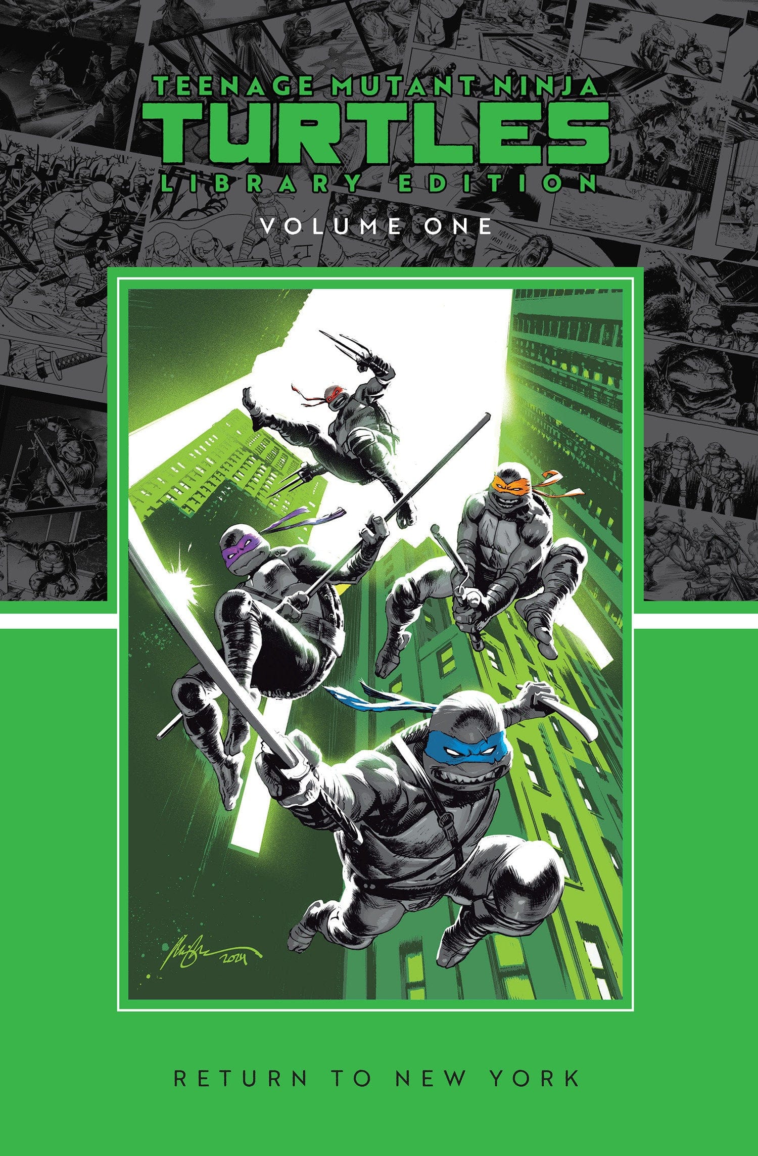 IDW Publishing Graphic Novel Teenage Mutant Ninja Turtles, Vol. 1: Return to New York Library Edition 9798887243047 PRH-9798887243047
