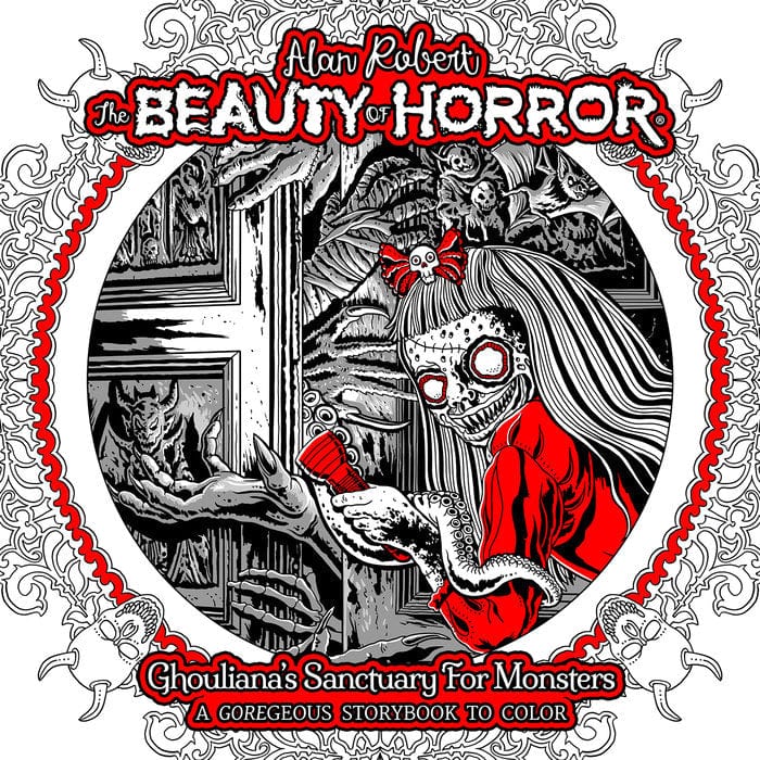 IDW Publishing Graphic Novel The Beauty of Horror: Ghouliana's Sanctuary for Monsters–A GOREgeous Storybook to Color 9798887240497 PRH-9798887240497