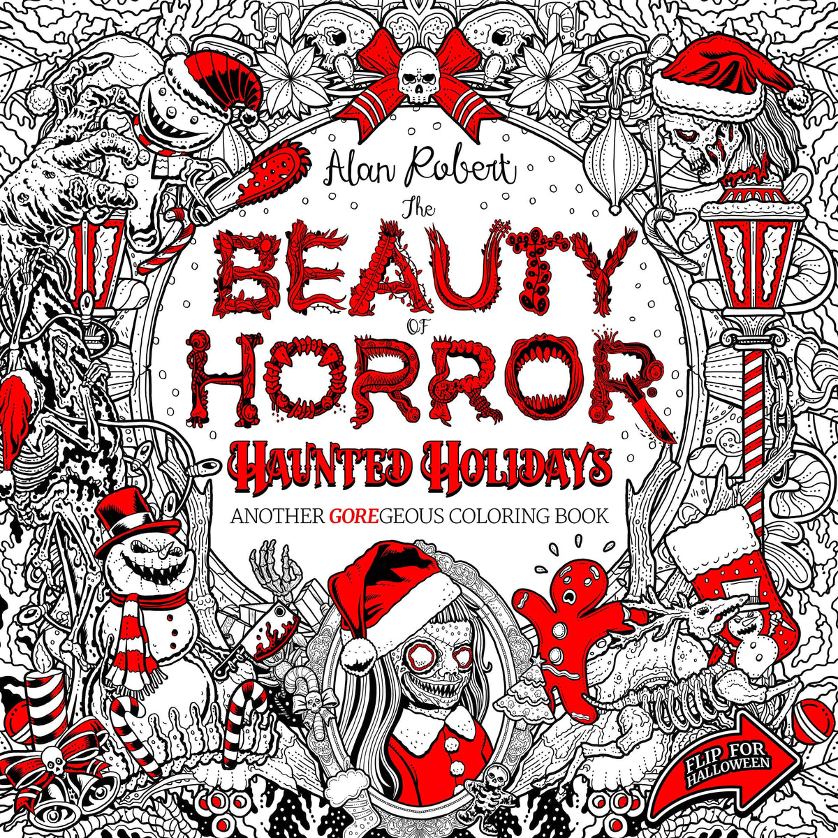 IDW Publishing Graphic Novel The Beauty of Horror: Haunted Holidays Coloring Book Paperback 9798887241074 PRH-9798887241074