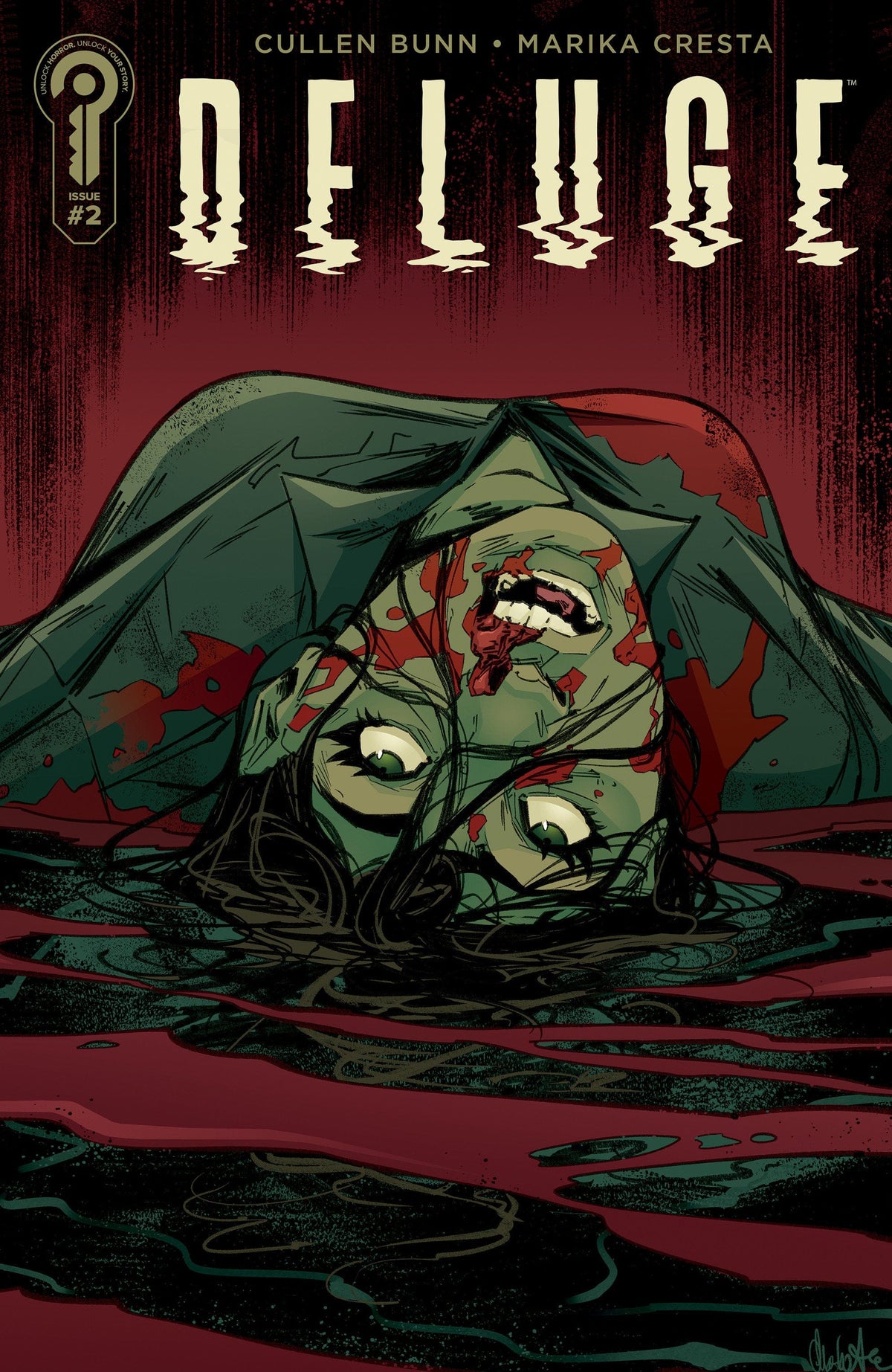 Ignition Press Comic Books Deluge #2 Cover B Marika Cresta 81019628003802021 PRH-81019628003802021