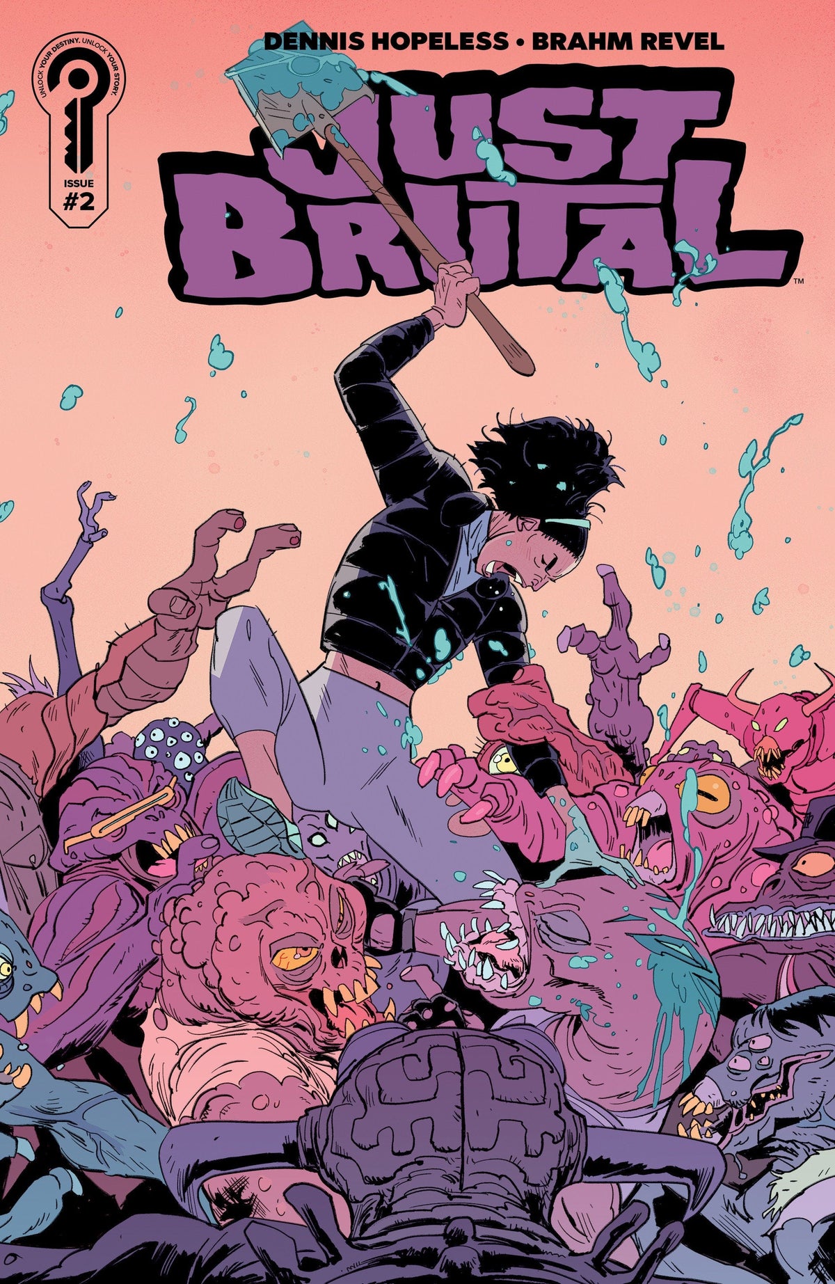 Ignition Press Comic Books Just Brutal #2 Cover A Brahm Revel 81019628025002011 PRH-81019628025002011