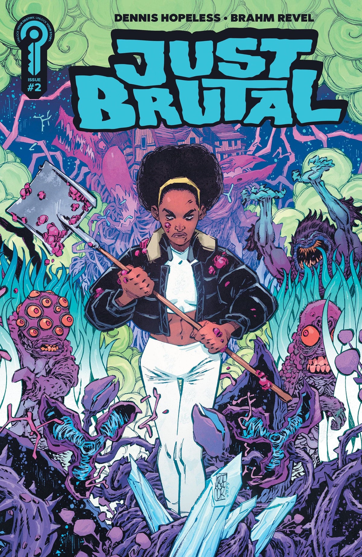 Ignition Press Comic Books Just Brutal #2 Cover B Jorge Corona 81019628025002021 PRH-81019628025002021