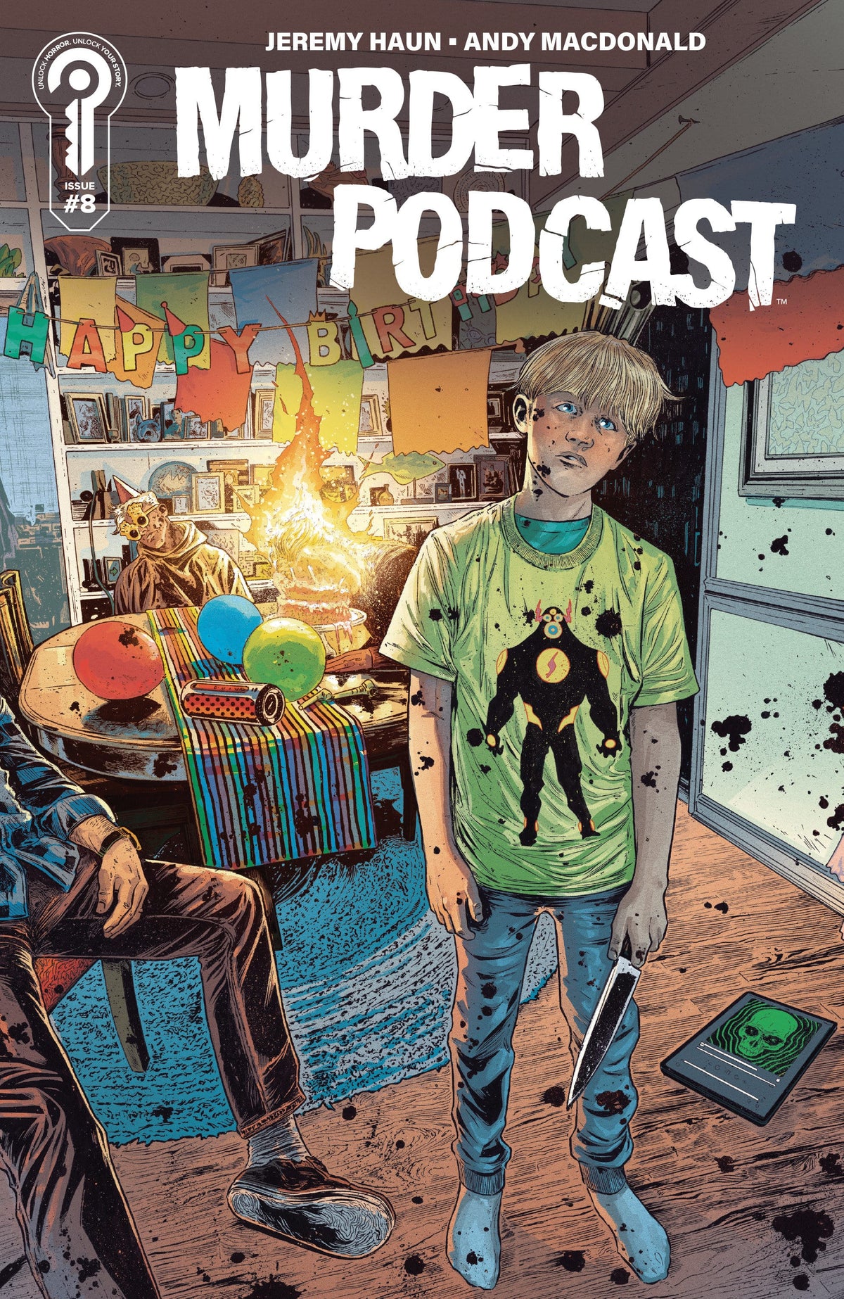 Ignition Press Comic Books Murder Podcast #8 Cover A Jeremy Haun 81019628000708011 PRH-81019628000708011