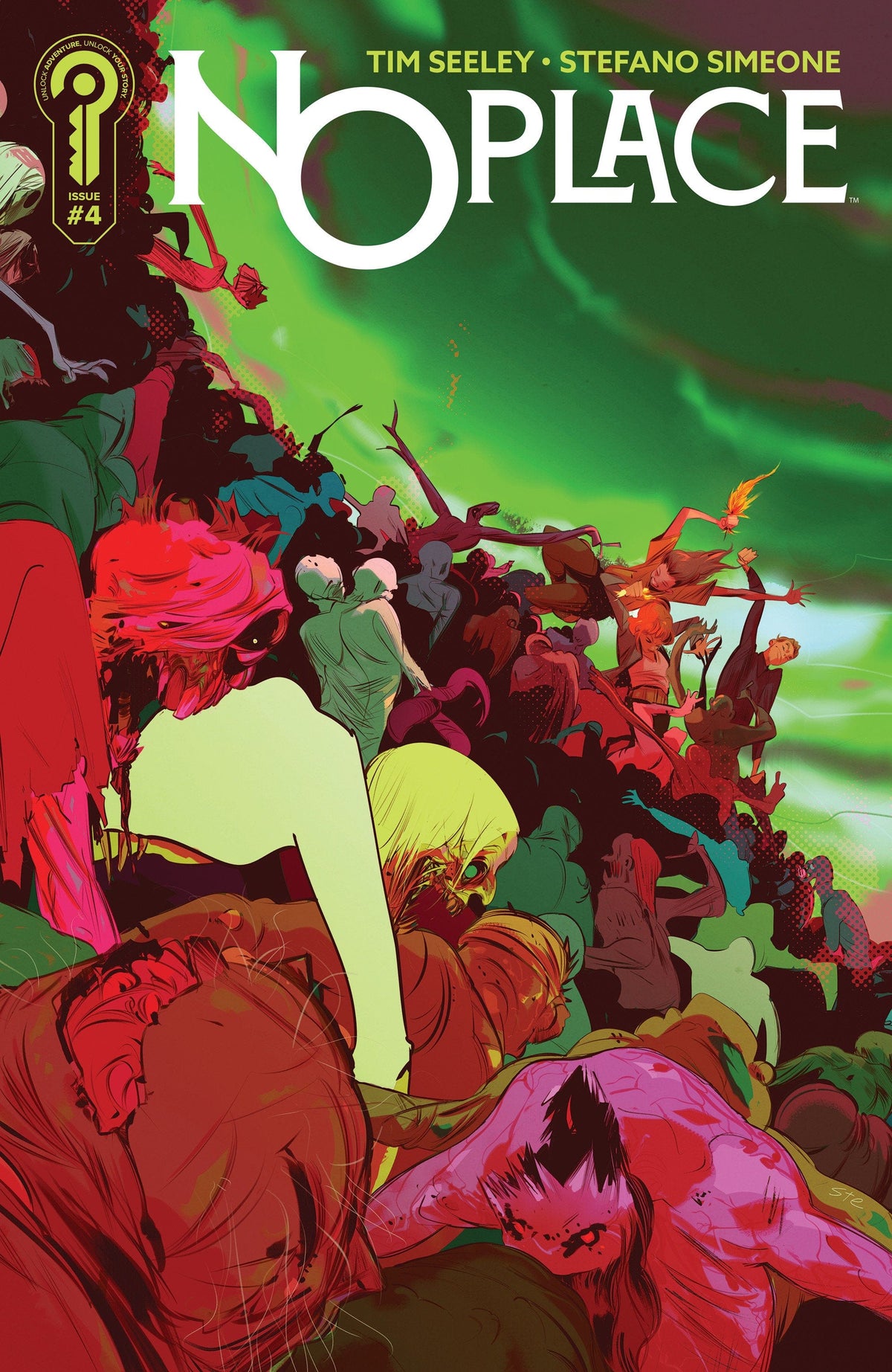 Ignition Press Comic Books NO Place #4 Cover A Stefano Simeone 81019628004504011 PRH-81019628004504011