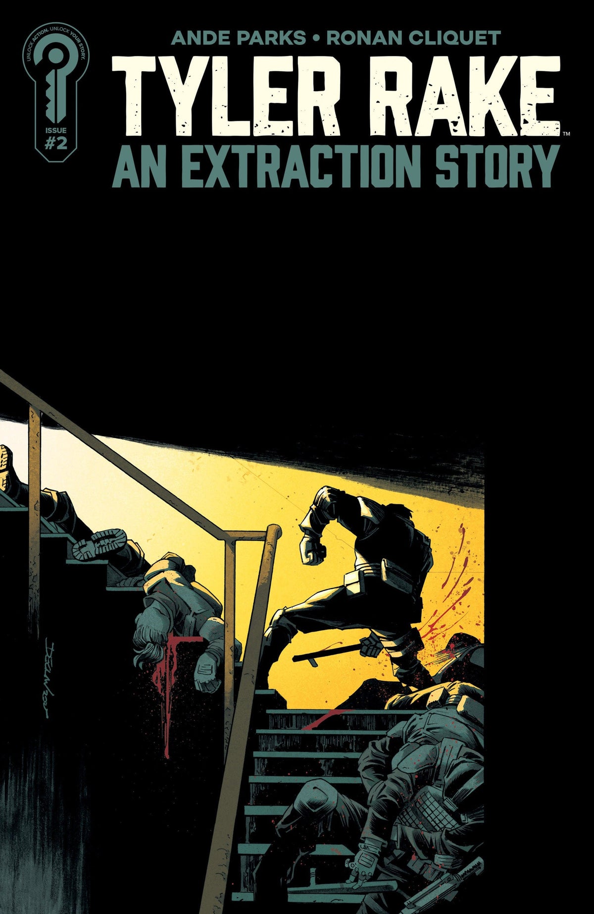 Ignition Press Comic Books Tyler Rake: An Extraction Story #2 Cover A Declan Shalvey 81019628023602011 PRH-81019628023602011