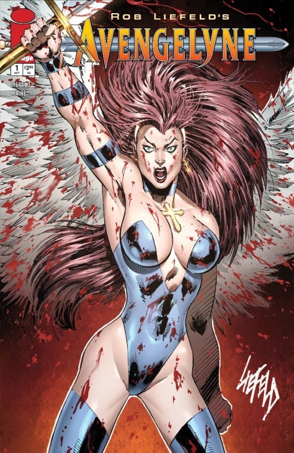 Image Comics Comic Books AVENGELYNE #1 CVR H ROB LIEFELD MIDNIGHT VAR (MR) (Release Date: 10/07/2026) 70985304887900181 0826IM8141