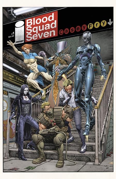 Image Comics Comic Books BLOOD SQUAD SEVEN #1 CVR B CHRIS WESTON VAR [SIGNED BY JIM RUGG] TE-0324IM162-SIGNED