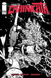 Image Comics Comic Books CHAINKATA #3 CVR B DANIEL WARREN JOHNSON B&W VAR (Release Date: 01/20/2027) 70985304932600321 1126IM0296