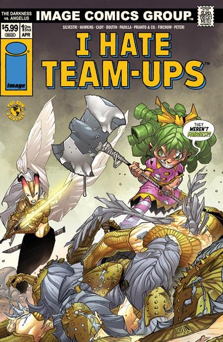 Image Comics Comic Books DARKNESS VS ANGELUS (ONE SHOT) CVR F PAT BOUTIN I HATE FAIRYLAND TEAM UP VAR 70985304632500161 0226IM8013