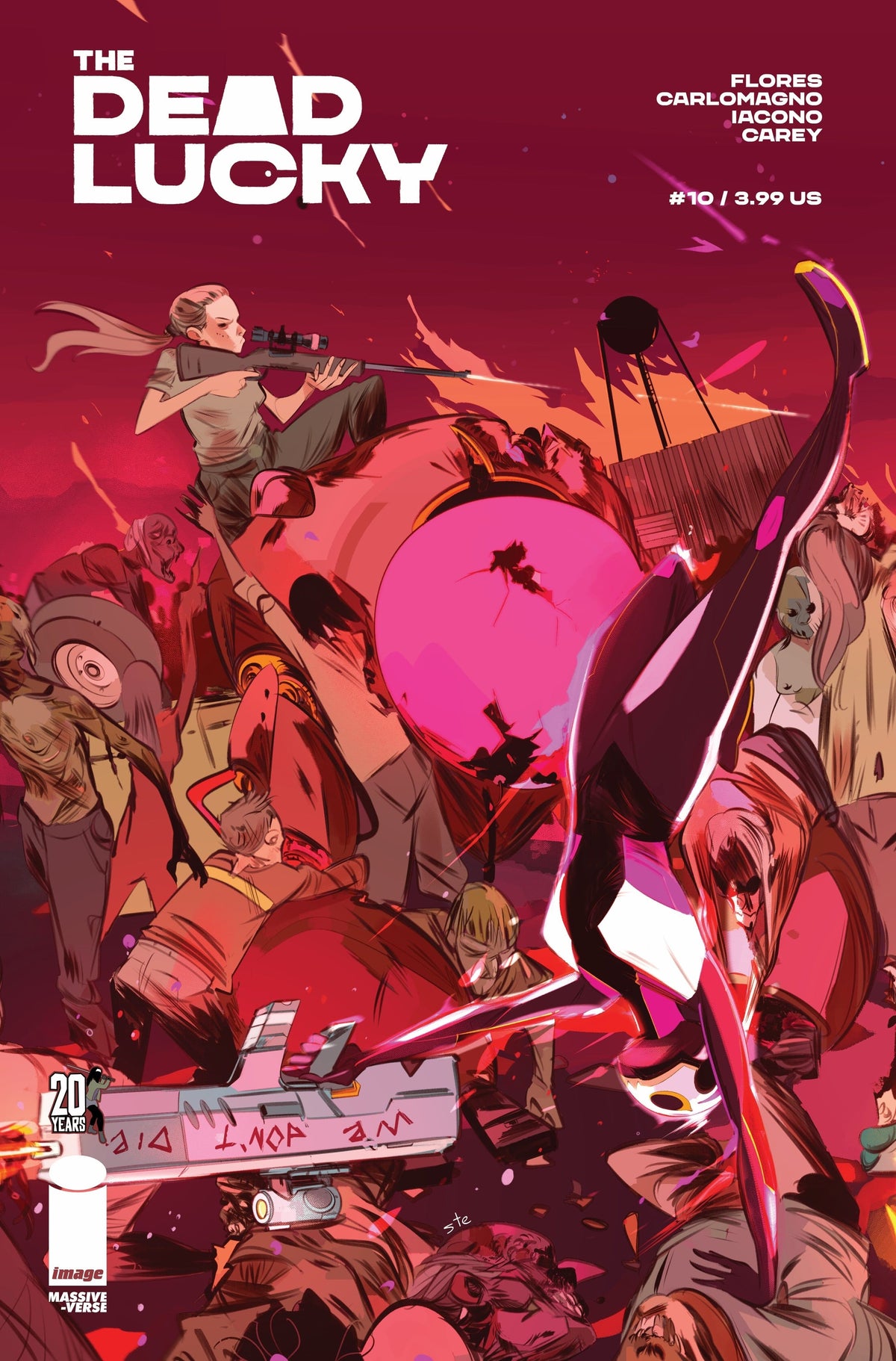 Image Comics Comic Books DEAD LUCKY #10 (OF 12) CVR B SIMEONE 70985303530501021 AUG230475