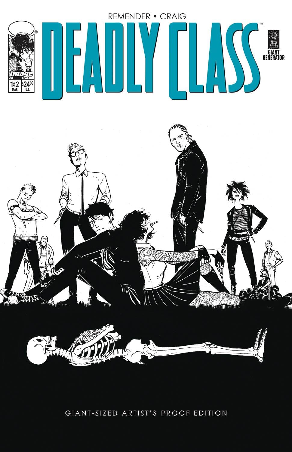 IMAGE COMICS Comic Books DEADLY CLASS GIANT SIZED ARTISTS PROOF EDITION CVR A CRAIG 70985304356000111