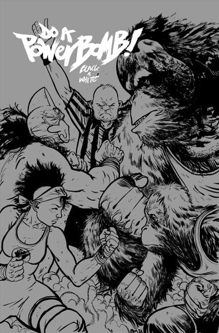 Image Comics Comic Books DO A POWERBOMB BLACK AND WHITE #2 (OF 3) CVR B DANIEL WARREN JOHNSON ORANGUTAN VAR (Release Date: 08/26/2026) 70985304751300221 0626IM0323