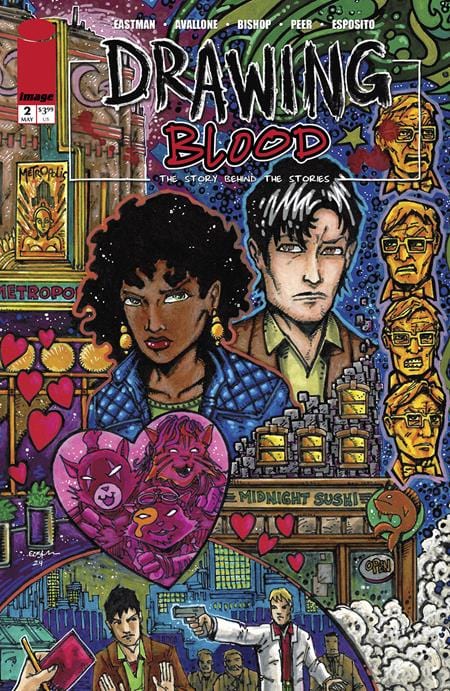 Image Comics Comic Books DRAWING BLOOD #2 (OF 12) CVR A KEVIN EASTMAN 70985303964800211 0324IM225
