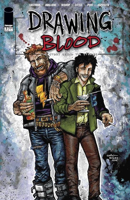 Image Comics Comic Books DRAWING BLOOD #3 (OF 12) CVR C SIMON BISLEY & KEVIN EASTMAN VAR 70985303964800331 0424IM268