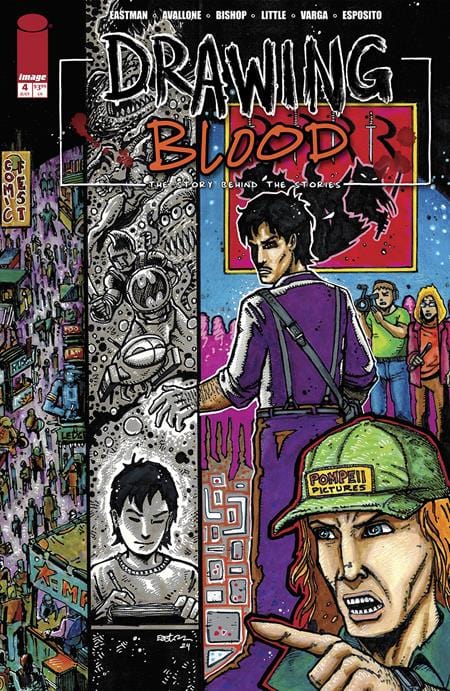 Image Comics Comic Books DRAWING BLOOD #4 (OF 12) CVR A KEVIN EASTMAN 70985303964800411 0524IM289