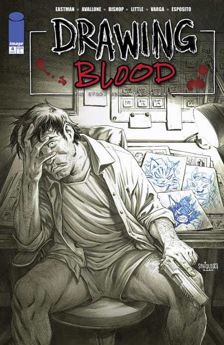 Image Comics Comic Books DRAWING BLOOD #4 (OF 12) CVR C MATEUS SANTOLOUCO VAR 70985303964800431 0524IM291