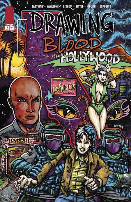 Image Comics Comic Books DRAWING BLOOD #5 (OF 12) CVR A KEVIN EASTMAN 70985303964800511 0624IM289