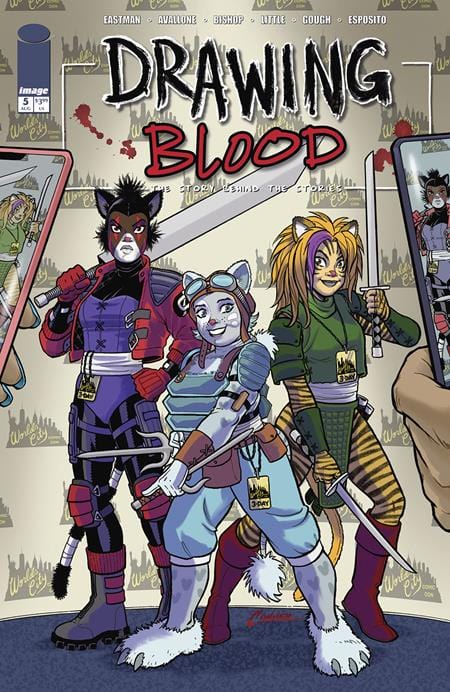 Image Comics Comic Books DRAWING BLOOD #5 (OF 12) CVR C AMANDA CONNER VAR 70985303964800531 0624IM291