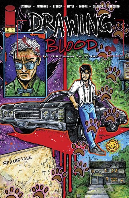 Image Comics Comic Books DRAWING BLOOD #7 (OF 12) CVR A KEVIN EASTMAN 70985303964800711 0824IM369