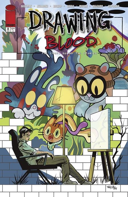 Image Comics Comic Books DRAWING BLOOD #8 (OF 12) CVR C TROY LITTLE VAR 70985303964800831 0924IM341