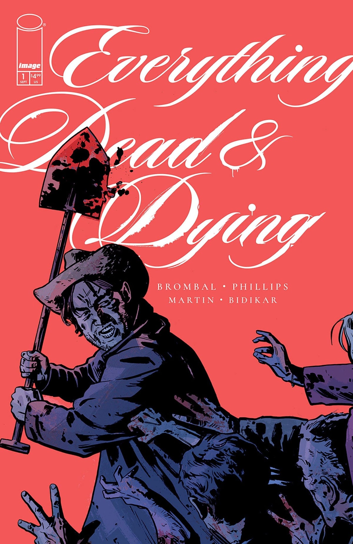 Image Comics Comic Books EVERYTHING DEAD & DYING #1 (OF 5) CVR B JACOB PHILLIPS SHOVEL VAR (MR) 70985304420800121 0725IM278