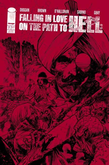 IMAGE COMICS Comic Books FALLING IN LOVE ON PATH TO HELL #2 2ND PTG 70985303979200212