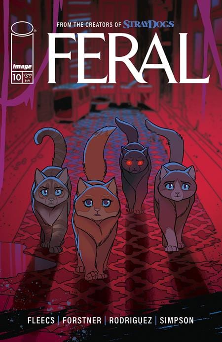 Image Comics Comic Books FERAL #10 CVR A TONY FLEECS & TRISH FORSTNER 70985303949501011 1124IM301