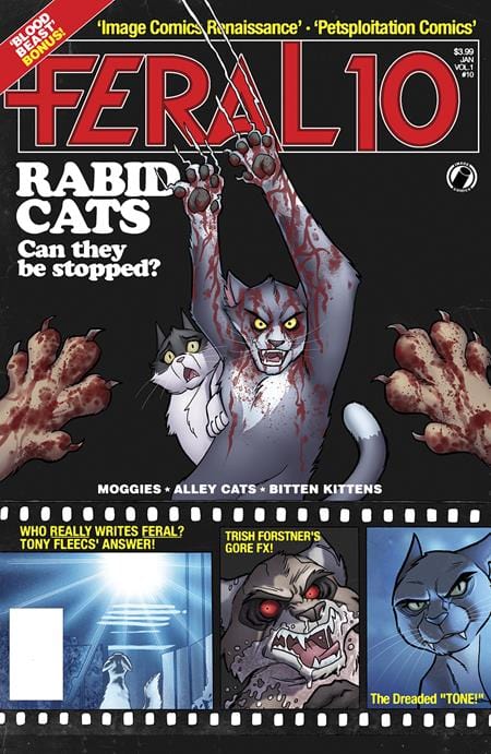 Image Comics Comic Books FERAL #10 CVR B TONY FLEECS & TRISH FORSTNER HOMAGE VAR 70985303949501021 1124IM302