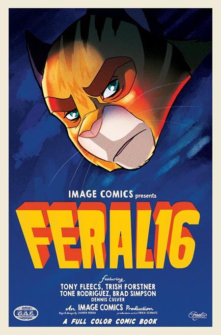 Image Comics Comic Books FERAL #16 CVR B TRISH FORSTNER & TONY FLEECS MOVIE POSTER HOMAGE VAR 70985303949501621 0725IM331
