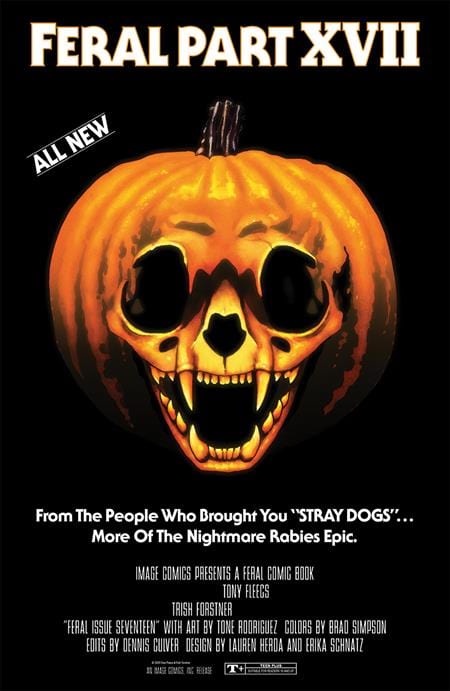 Image Comics Comic Books FERAL #17 CVR B TRISH FORSTNER VAR 70985303949501721 0825IM0349