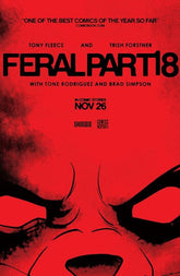 Image Comics Comic Books FERAL #18 CVR B TONY FLEECS & TRISH FORSTNER MOVIE POSTER HOMAGE VAR 70985303949501821 0925IM0329