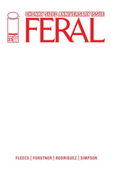 Image Comics Comic Books FERAL #25 CVR E BLANK SKETCH VAR 70985303949502551 0526IM0303