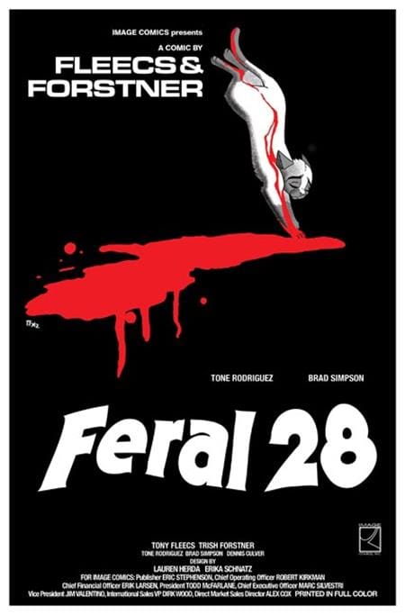 FERAL #28 CVR B TONY FLEECS & TRISH FORSTNER SUSPIRIA HOMAGE VAR (Release Date: 11/25/2026)