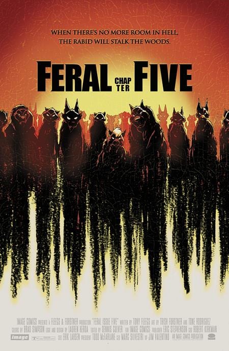 Image Comics Comic Books FERAL #5 CVR B TONY FLEECS & TRISH FORSTNER MOVIE HOMAGE VAR 70985303949500521 0524IM295