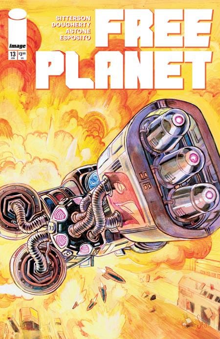 Image Comics Comic Books FREE PLANET #13 CVR B JED DOUGHERTY VAR 70985304314001321 0426IM0359