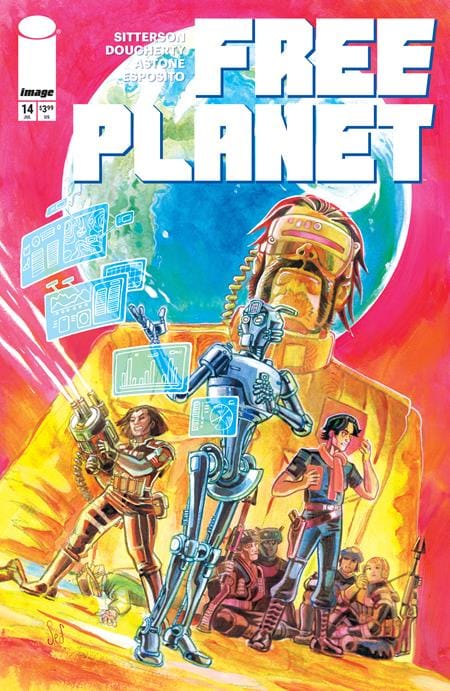 Image Comics Comic Books FREE PLANET #14 CVR B JED DOUGHERTY VAR 70985304314001421 0526IM0351
