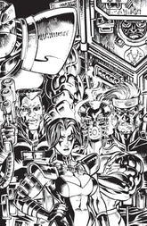 Image Comics Comic Books FREE PLANET #7 CVR E JED DOUGHERTY YOUNGBLOOD TEAM UP B&W VIRGIN VAR 70985304314000751 1025IM8002