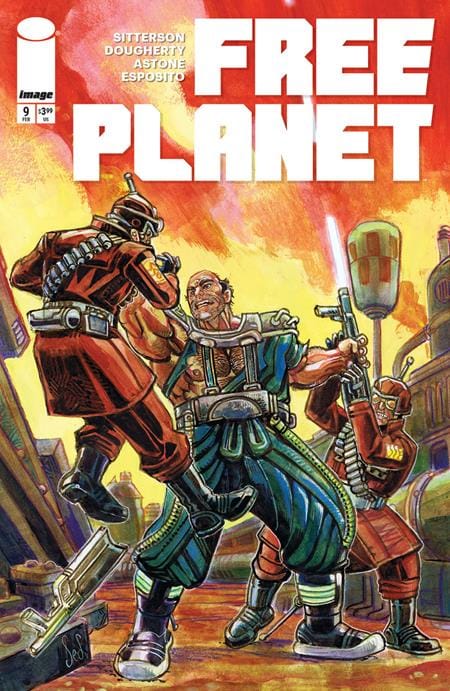 Image Comics Comic Books FREE PLANET #9 CVR B JED DOUGHERTY VAR 70985304314000921 1225IM0342