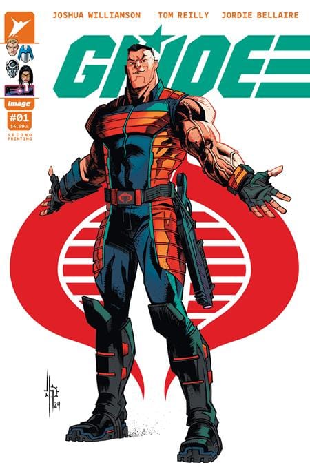 Image Comics Comic Books GI JOE #1 Second Printing Cvr B Jason Howard Cobra Var 70985304167200122 1124IM811