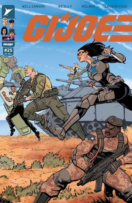 Image Comics Comic Books GI JOE #25 CVR I TOM REILLY WRAPAROUND FOIL VAR (Release Date: 08/19/2026) 0626IM0284